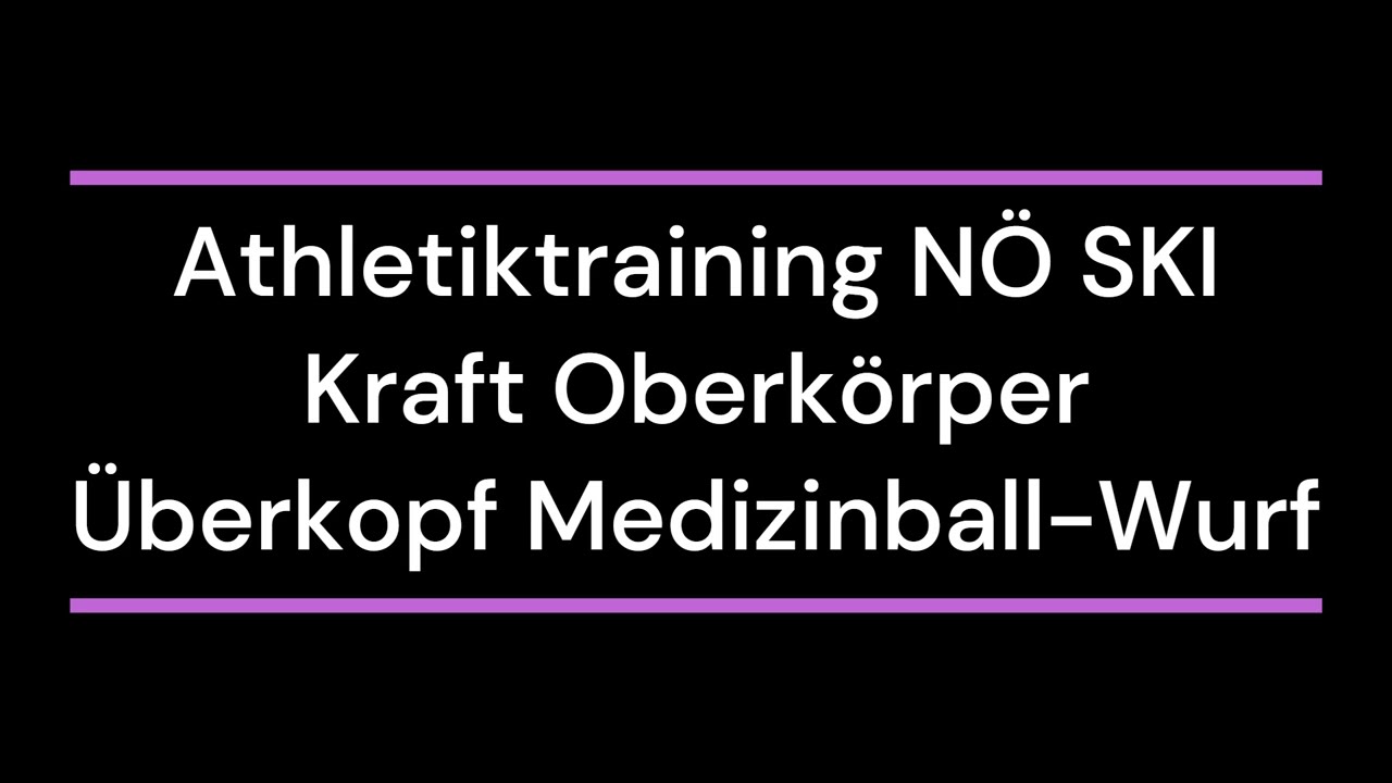 Überkopf Medizinball-Wurf