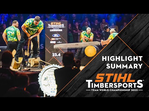 STIHL TIMBERSPORTS® Team World Championship 2023 - competition highlights