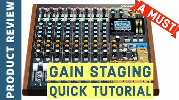 Gain Staging Tutorial for TASCAM Model 12 Mixer