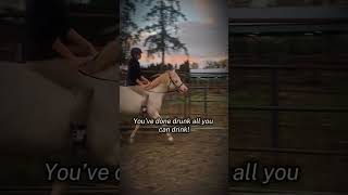 My first time riding him!! #edit #equestrian #horse #riding #bareback