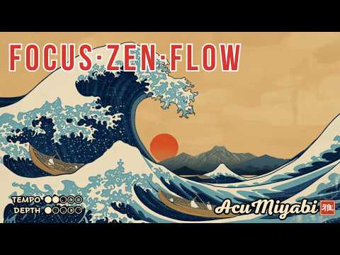 Japanese Taiko for Focus & Energy • Setting Sail at Dawn • Drums & Flute | AcuMiyabi