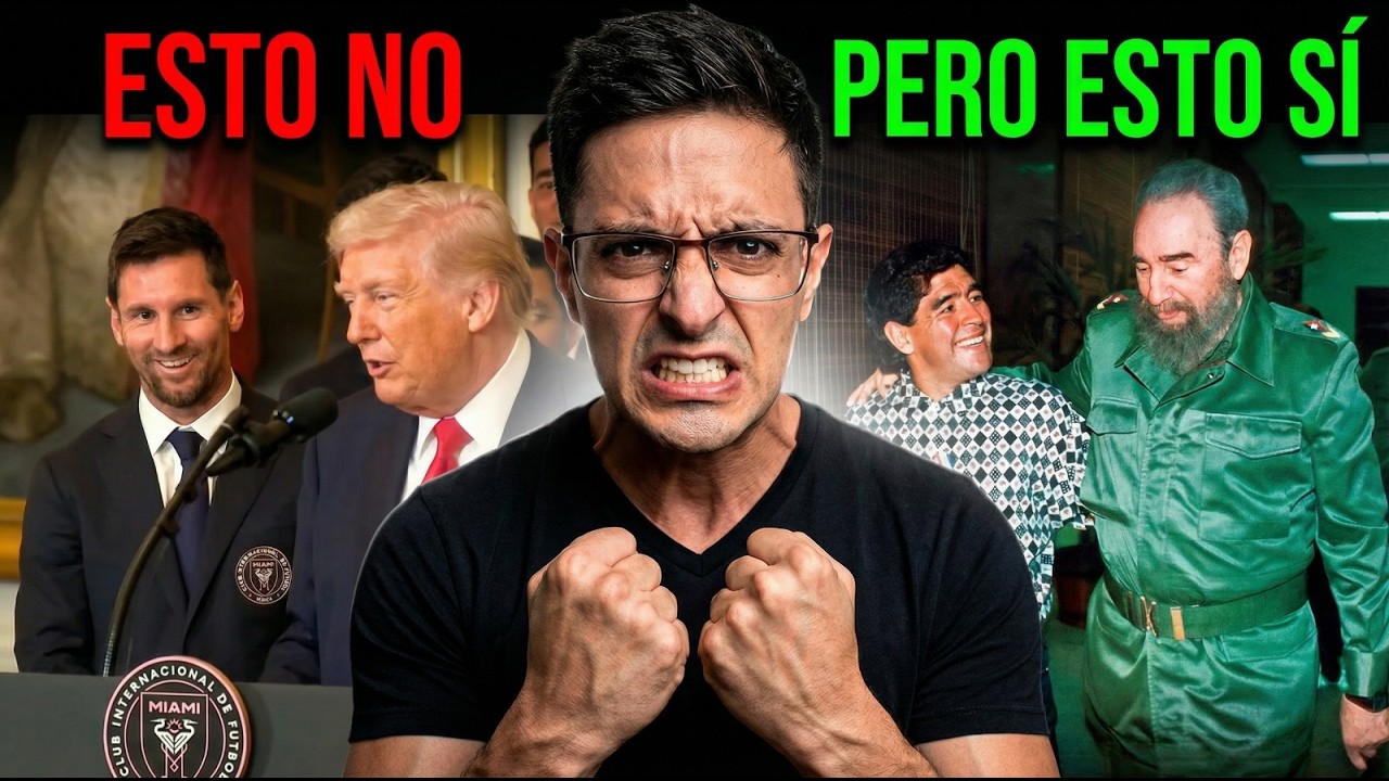 MICHELO LLORA POR EL ENCUENTRO DE TRUMP Y MESSI