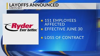 Ryder Integrated Logistics in Green Bay announced 'mass layoff' due to loss of a contract