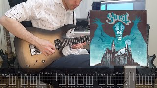 GHOST -  Con Clavi Con Dio (Guitar Cover with On Screen Tabs)