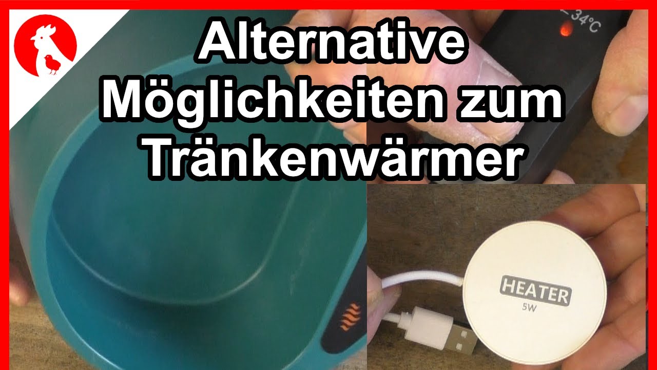 Alternative Tränkenwärmer für Geflügeltränken - F205 Jensman and