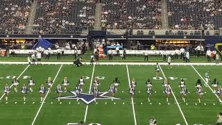 Dallas Cowboys Cheerleaders pregame performance 8/12/23