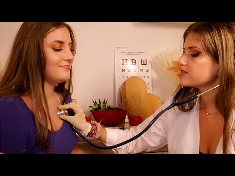 ASMR [Real Person] CRANIAL NERVE EXAM (Eye, Ear & Face Exam) Soft spoken Medical RP deutsch/german