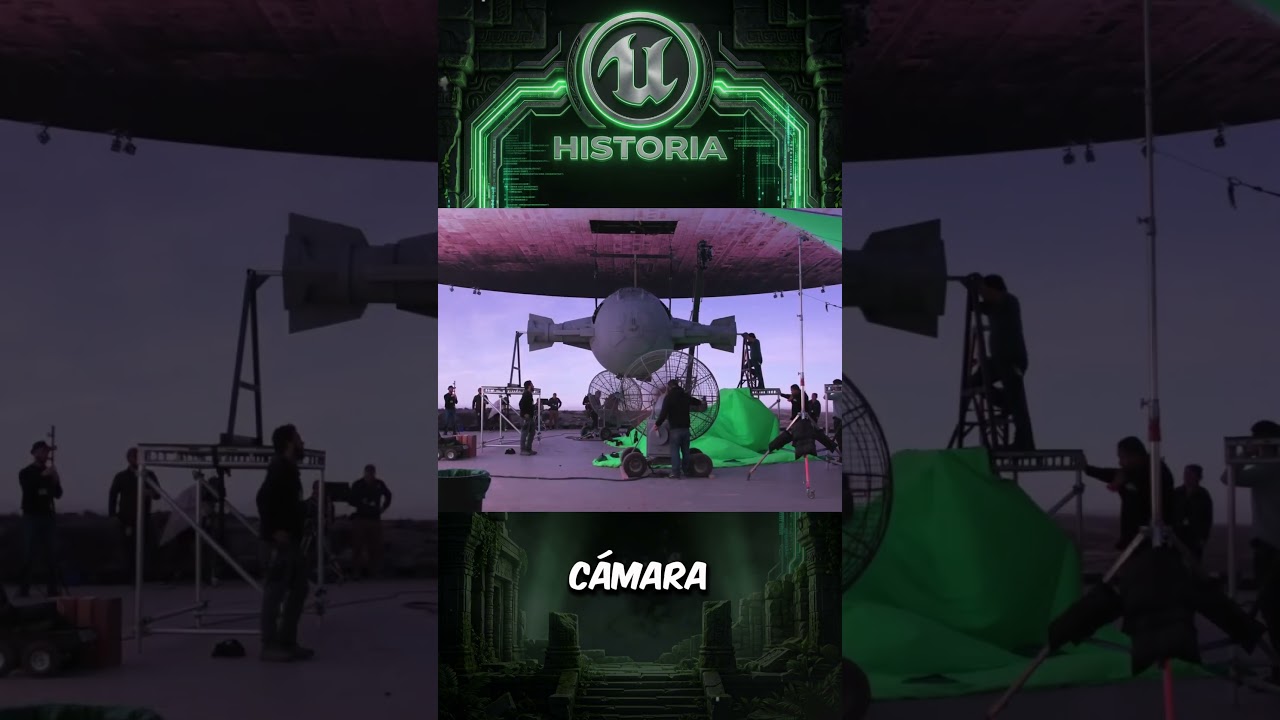 Unreal Engine está reemplazando las Pantallas Verdes 🎥 #shorts
