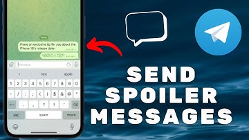 How To Send Spoiler Message on Telegram | iOS & Android