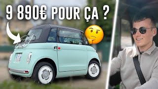 Que vaut cette voiture électrique SANS PERMIS avec 70 km d'autonomie !? (Fiat Topolino)