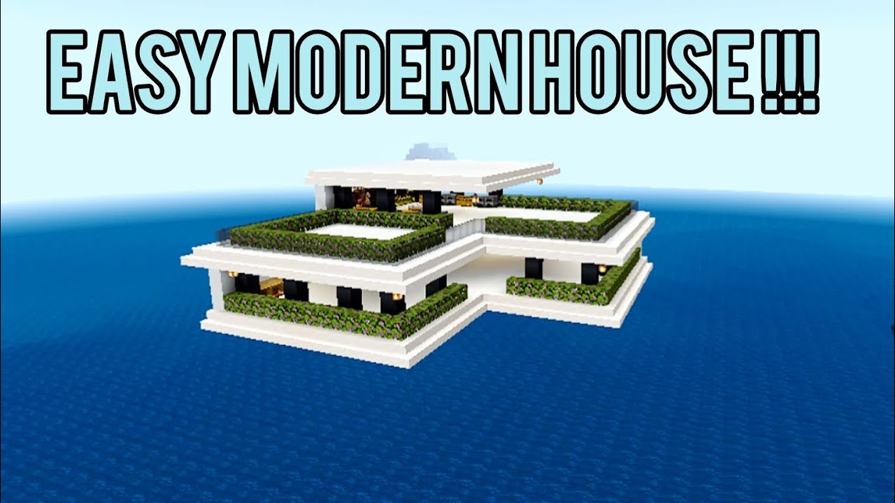 Minecraft : How To Build a Small Modern House Tutorial (#2026 - YouTube