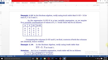 Boolean Algebra part 5(Computer Science)