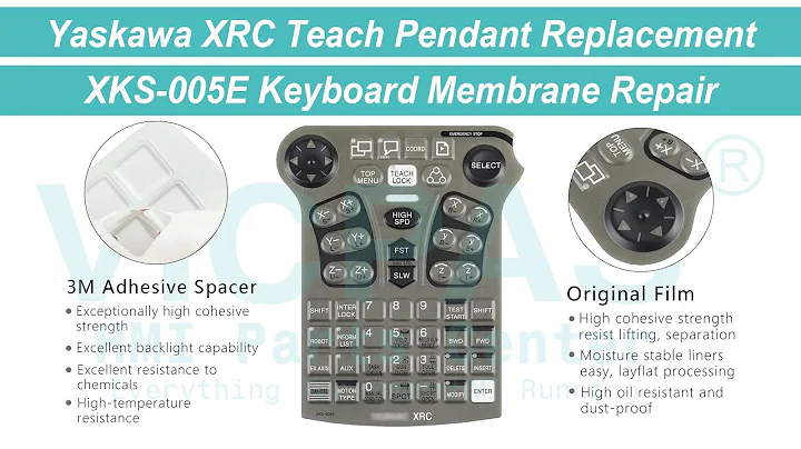 Yaskawa MOTOMAN XRC programming pendant XKS-005E Switch Membrane Replacement Repair