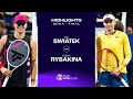 Iga Swiatek vs. Elena Rybakina | 2024 Doha Final | WTA Match Highlights image