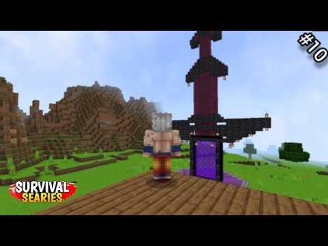 I MADE A HUGE NETHER PORTAL IN MINECRAFT PE SURVIVAL | Minecraft - YouTube
