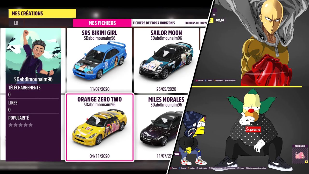 Forza Horizon 5 「Vinyl Groups / Liveries」 ( Storefront Showcase ) YouTube