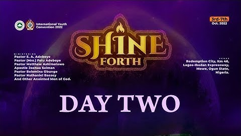 RCCG YOUTH CONVENTION 2022 - PLENARY SESSION 3