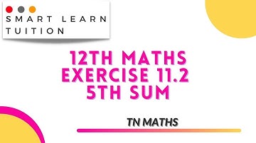 12th Maths Exercise 11.2 5th sum | Probability Distributions