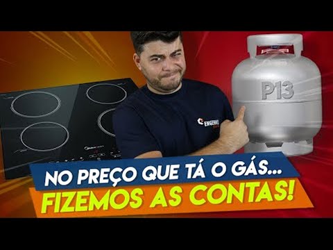 É mais BARATO COZINHAR no GÁS ou no FOGÃO de INDUÇÃO 100% ELÉTRICO?
