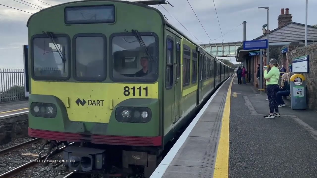Along the Coast! DART Commuter Passenger Trains in Dublin, Ireland 2025