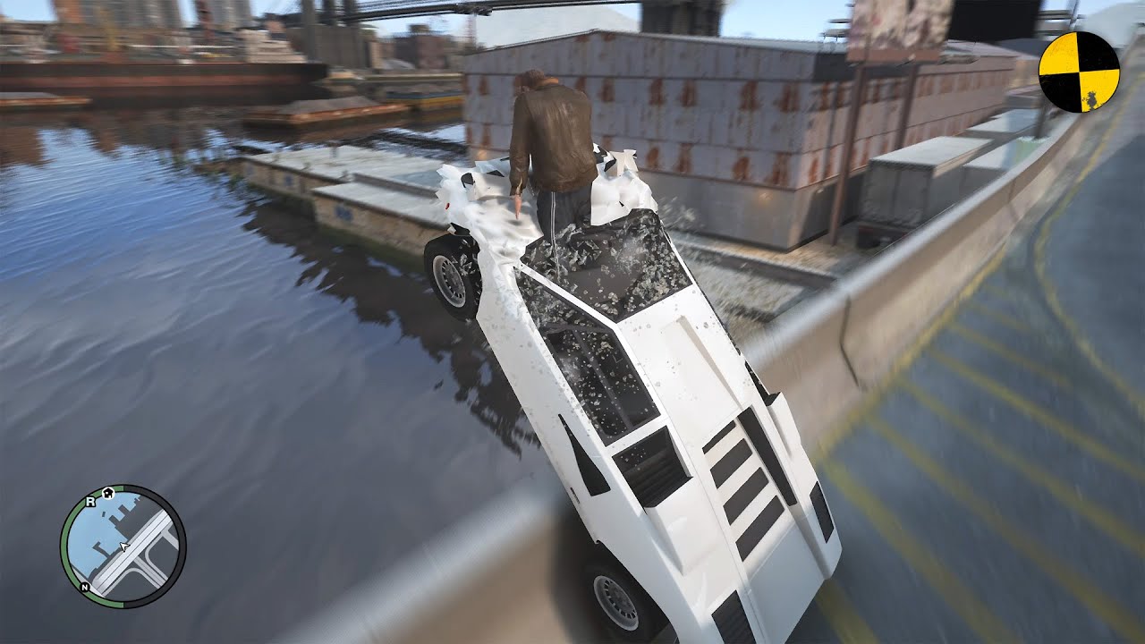 GTA 4 Crash Testing Real Car Mods Ep.85