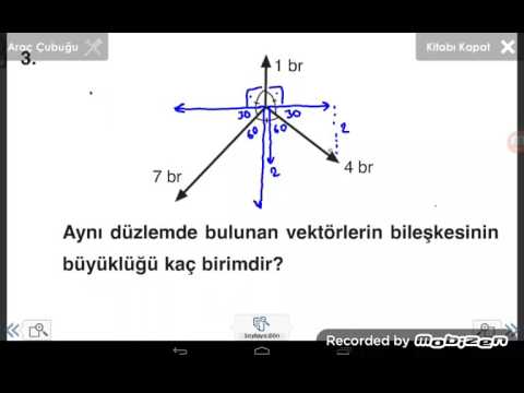 11.SINIF FİZİK VEKTÖRLER ,VEKTÖRLERİ BİLEŞENLERİNE AYIRMA1