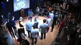 V1 Battle 2014 | Popping Workshop from Sweepy (Rock Steady Crew, Machine Gone Funk)