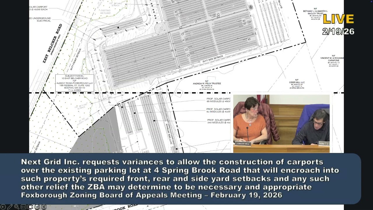 Zoning Board of Appeals 2/19/26