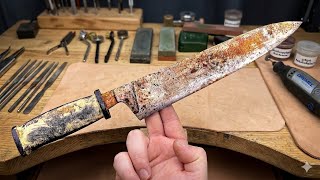 Old Knife Restoration & Repair🔥