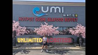 Eating At The All You Can Eat Lobster Umi Hotpot, Sushi & Seafood Buffet in Staten Island, NY!