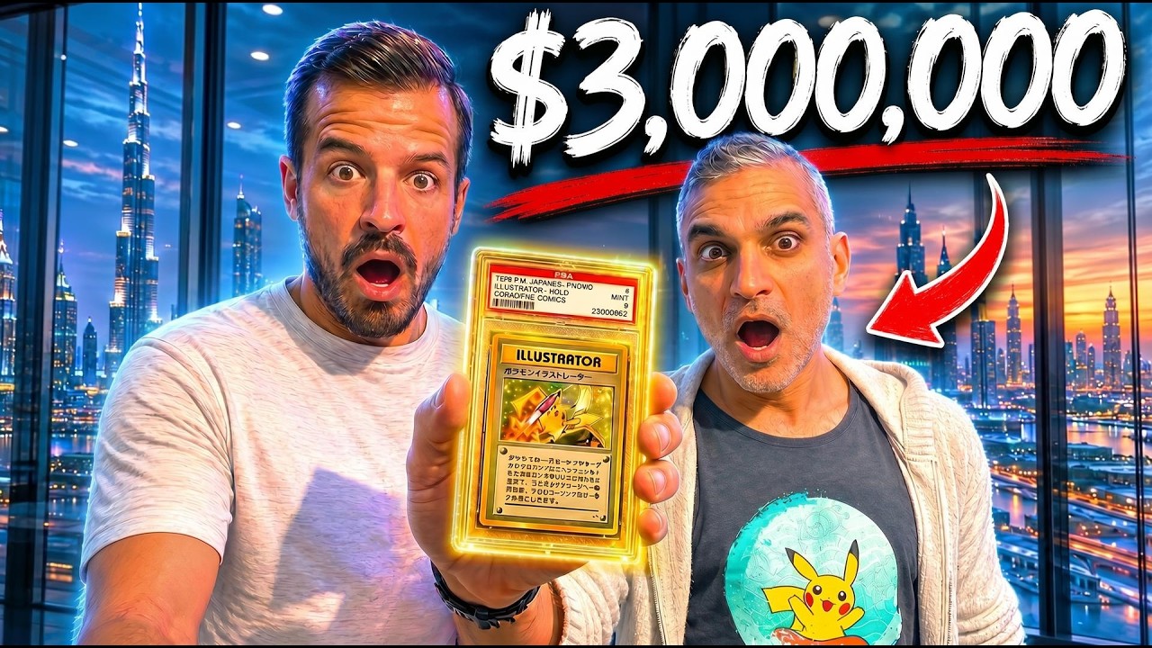 This Collector Owns a $3M Pokémon Card In Dubai?! - YouTube