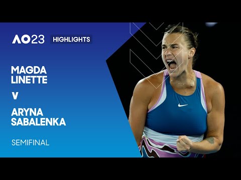 Magda linette v aryna sabalenka condensed match | australian open 2023 semifinal