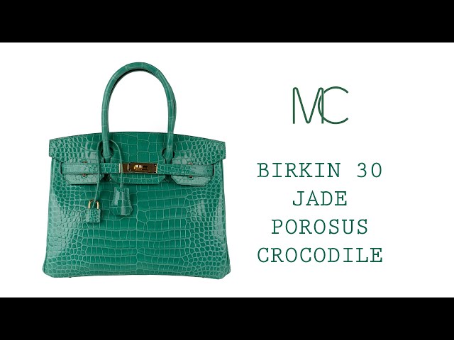 green crocodile birkin