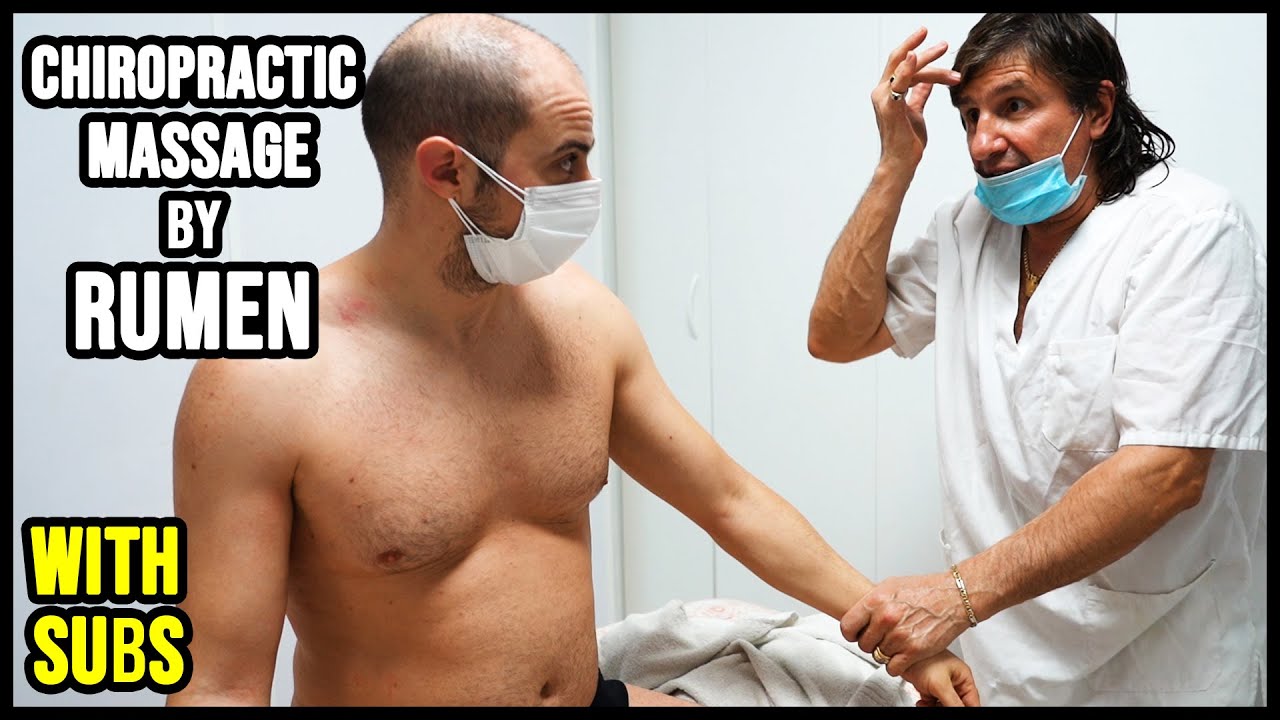 CHIROPRACTIC FULL BODY MASSAGE by RUMEN | HUGE CRACK and SUBS 💆 ASMR relaxing voice and whispers