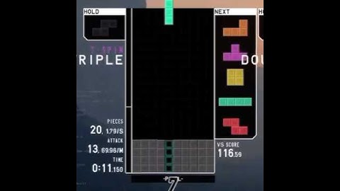 QUAD PERFECT CLEAR 💀💀 #tetrio