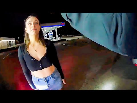Spoiled Pretty Privileged Brat Goes Crazy Flirting & Seducing Cops When Things Didn't Go Her Way