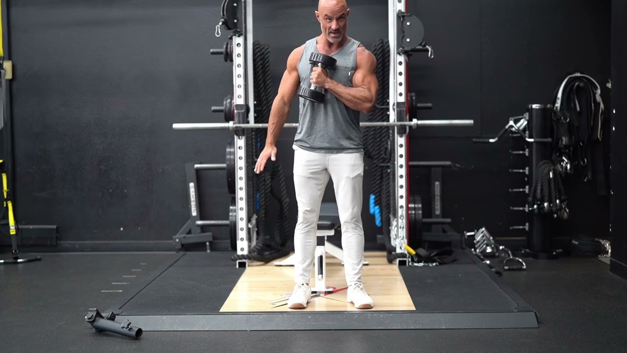 DB Inside 90 Degree Bicep Curl