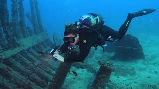 Inmersión de buceo en "la Cueva de la Virgen" Calabardina, Águilas, Murcia 24-08-2025