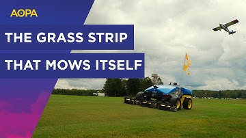 Triple Tree’s Autonomous Grass Runway Mower