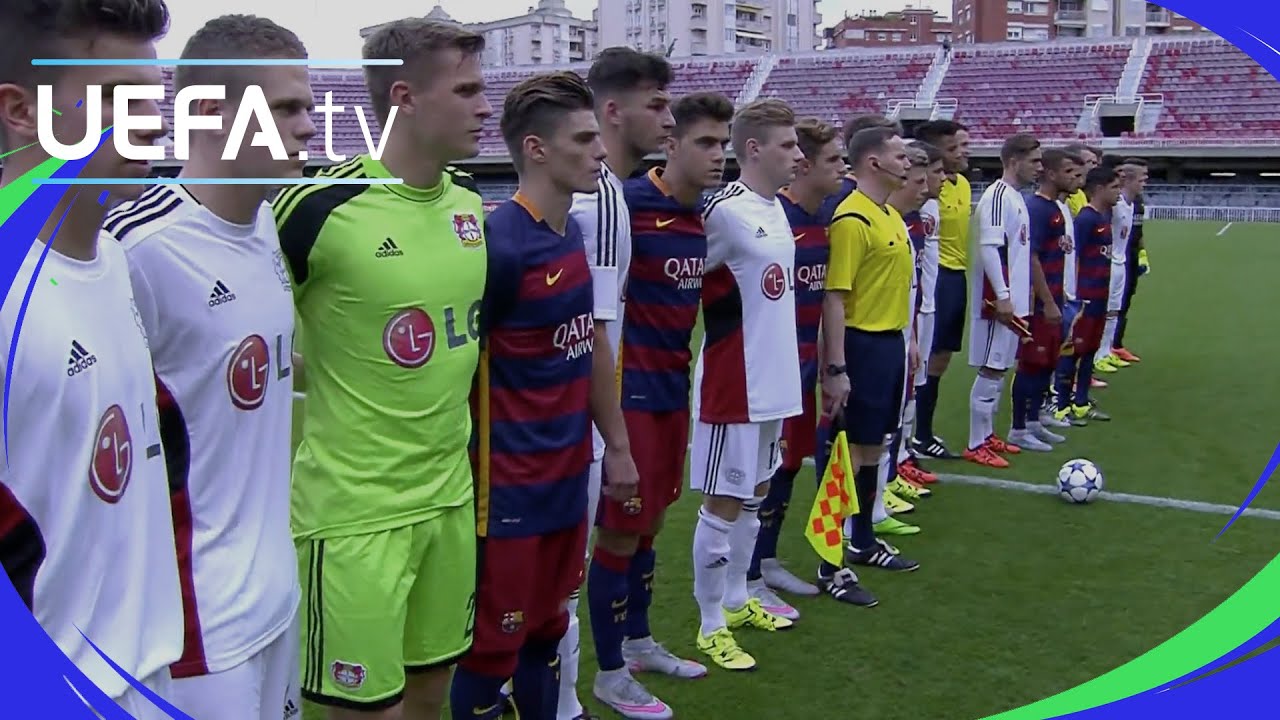 Barcelona 11 Leverkusen UEFA Youth League highlights YouTube