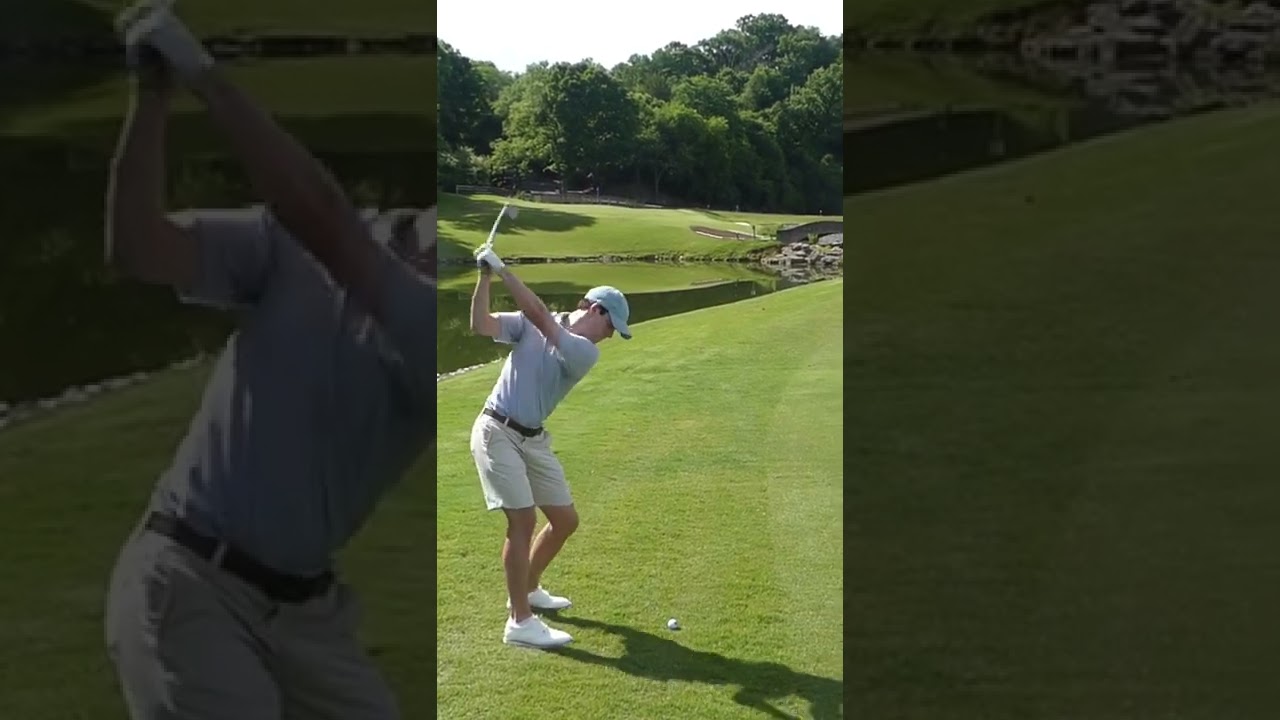 Hole 4 at Gaylord Springs. Steven with the near hole out!