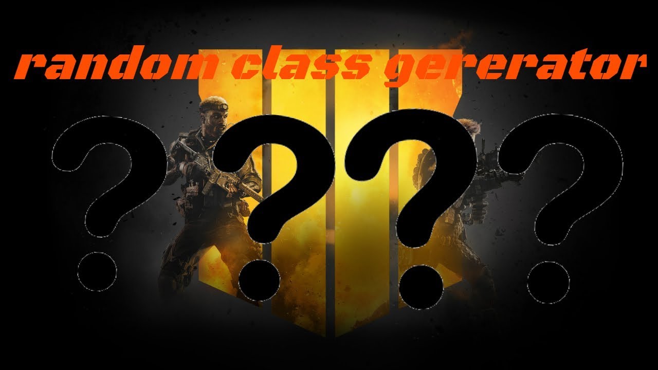 goed gaan met sniper!! (COD: Black ops 4 random class generator #9 ...