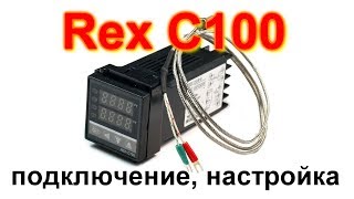 Rex c100 в коптильне. Подключение, настройка, эксплуатация