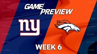 New York Giants vs. Denver Broncos | Week 6 Game Preview | NFL Playbook screenshot 4