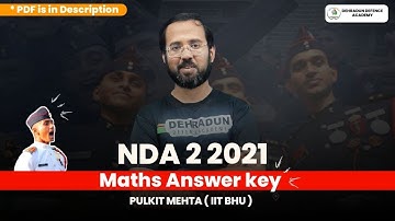 NDA (2) 2021 Maths Paper Live Solution Part -2| NDA Maths Question paper Analysis | NDA 2021