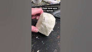 Would you like more tutorials like this? Let me know! #diorama #tutorial #rock #tabletopterrain