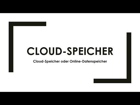 Video: Was sind die Verwendungen von Cloud-Speicher?