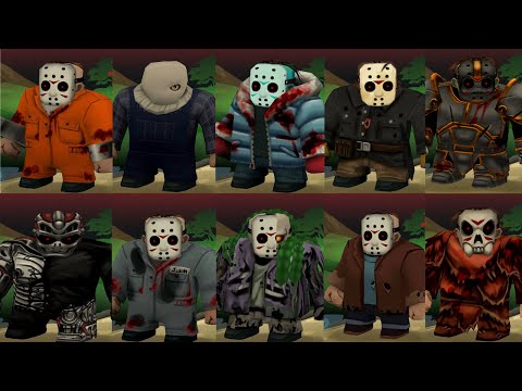 Friday the 13th Killer Puzzle All Jason Outfits 