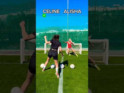 5-BALL MINI GOAL GAME vs ALISHA LEHMANN 😱🔥