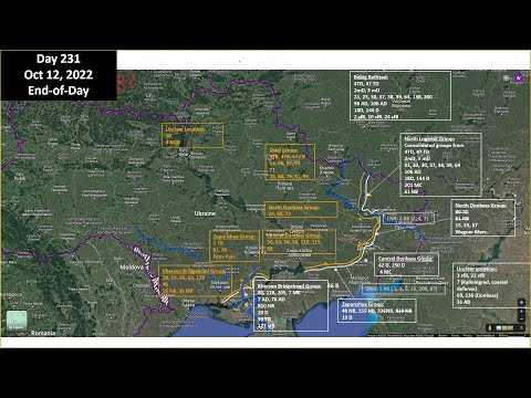 Ukraine: military situation with maps October 12, 2022